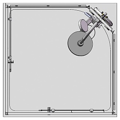 BelBagno Душевая кабина UNO-CAB-A-2-90-C-CR – фотография-2